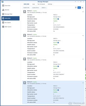 Synology RS812+, 3GB RAM, 4 x 3TB HDD - 7