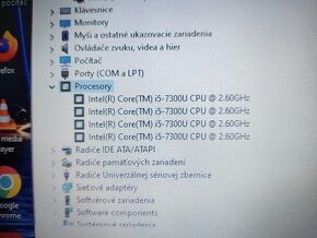 predám 12" Dell latitude 7290 - Intel core i5 - 8gb ram - 7