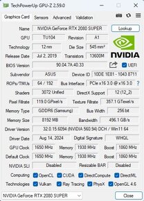 ASUS ROG STRIX GeForce RTX 2080 SUPER GAMING OC 8GB - 7