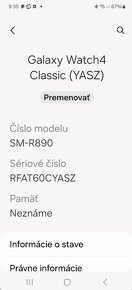 Predám Samsung Galaxy Watch 4 Classic 46mm - 7