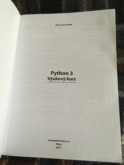 Python 3 Výukový kurz - Mark Summerfield - programovanie - 7