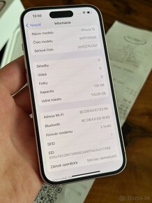 iPhone 15 128gb Pink 100% batéria záruka Nay - 7