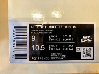 ♦ Tenisky Nike SB Dunk Hi Decon QS ♦ - 7