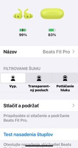 Apple Slúchadlá BEATS FIT PRO žlté /SUPER CENA/ - 7