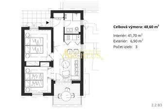 3-izbový apartmán v Chorvátsku, okolie Zadaru - 7