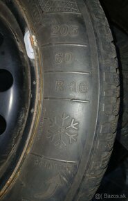 Predám 4ks zimné pneumatiky 205/60 R16 Krisalp, Kleber HP3. - 7