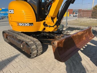 Minibager minirypadlo JCB 8030 ZTS, Kubota Yanmar, 2017rv - 7