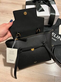 Celine micro belt bag s balením - čierna (CE2) - 7