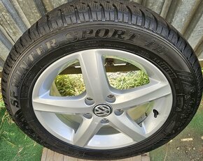 Originálna zimná sada VW - 5x112 R16 + 205/55 r16 - 7