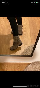 All saints ankle boots pravá koža veľkosť 39 hnedé - 7