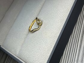 Exkluzivny diamantovy prsten 14k zlte zlato - 7