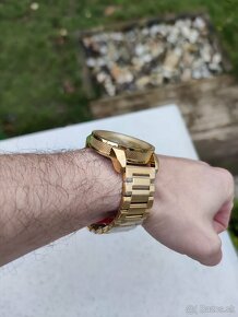 Zlaté hodniky DIESEL - Double Gold 46 mm, ORIGINÁL s krab - 7