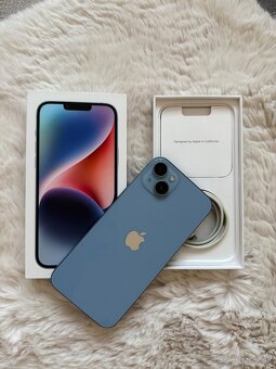 Predám Apple  iPhone 14 plus,256GB, modrý,top stav - 7