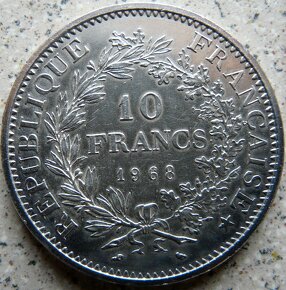 Anglické a Francúzske strieborné zberateľské mince - 7