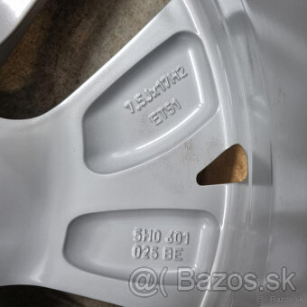 Hliníkové Volkswagen Golf disky 5x112 R17 ET51 - 7