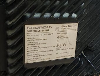 GRUNDIG MONOLITH 90 + GRUNDIG X55 PreCeiver - 7