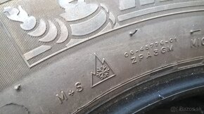 ZIMNÉ 205/60 R16 92H MICHELIN a FULDA cca 7mm UŽ OD 35-€/kus - 7