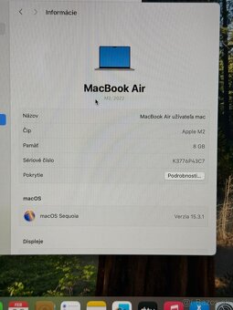 MacBook Air M2 top stav - 7