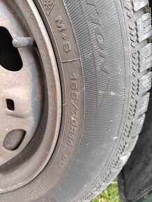 Disky 5x100 R14, zimné pneumatiky 165/70 R14 81t - 7