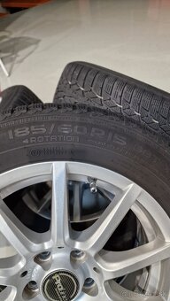 SADA ALU DISKOV 5X100 PNEU 185/60R15 ZIMA SKODA - 7