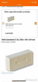 Predám šamotovu tehlu. ( Samotova tehla šamotova ) - 7