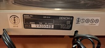 Predám vintage gramo Denon DP-21F - 7