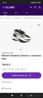 Balmain unicorn original tenisky - 7