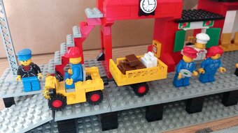 2 stare lego legoland sety 7824 a 7720 - vlak a stanica - 7