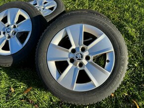 Škoda 16” 5x112, 205/55 R16 obuté zimné pneu - 7