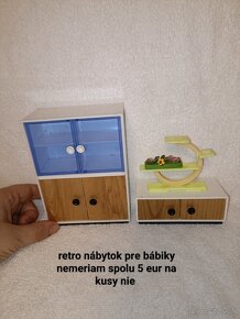 Retro nábytok pre bábiky - 7