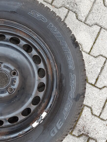 Sada plech. diskov 4ks - 215/65 R16 Dunlop zimné pneu. - 7