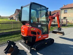 Minibagr Kubota KX018-4 hyd.podvozek + svahovka, 2014 - 7