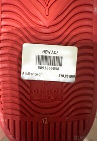 Gucci ACE interlocking G red - 7