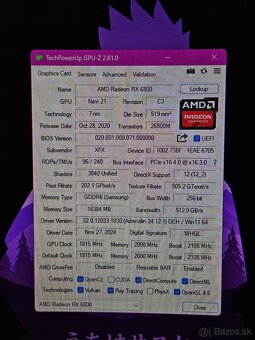 Ryzen 9 + Rx 6800 - 7