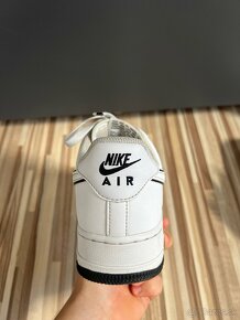 NIKE AIR FORCE 1’ 07 (White-Black) - 7