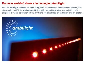 Predám 4K televízor PHILPS 50PUS7304 Ambilight - 7