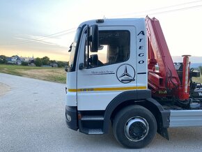 MERCEDES ATEGO 1218 - HÁKOVÝ NOSIČ KONT. + HYDR. RUKA - 7