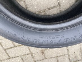 Predam nové letné gumy GLOBGUM 225/50 R17 protektor - 7