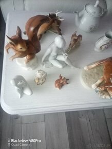 Plyšový medved,plyšová opica,soška porcelan - 7