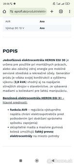 Elektrocentrála HERON 4.8Kw - 7