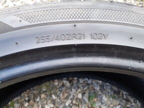 255/40 r21 letné pneumatiky 4ks Hankook DOT2020 - 7