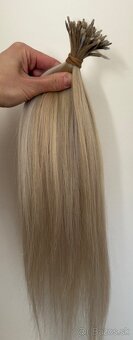 Ruske blond vlasy na predlzenie 65 -70 g dlzka 48-50 cm - 7