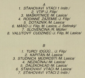 STAHOVAVI VTACI LP prve vydanie 1990 - 7