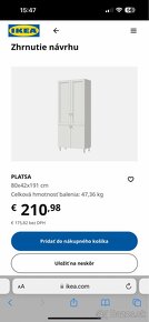 Skriňa/vitrína IKEA PLATSA 80x42x191cm - 7