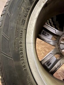 predám originálne Disky VW, Audi - obuté na pneu Dunlop - 7