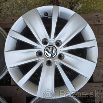 ORIGINÁL VW HLINÍKOVÉ DISKY 5x112 R16 - 7