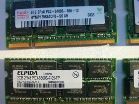 RAM Pamäte 4 GB, 2GB, 1 GB, 256 MB pre notebooky - 7