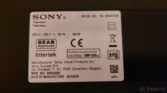 Diely Sony KD-55XG7005 - 7