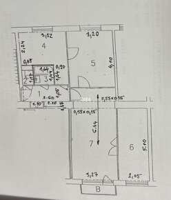 Veľmi pekný TEHLOVÝ 3 izbový byt ul. Hlinkova po KR. 63 m2 + - 7