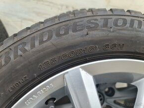 5X100 R16 ZIMNE PNEU 185/60 R16 BRIDGESTONE - 7